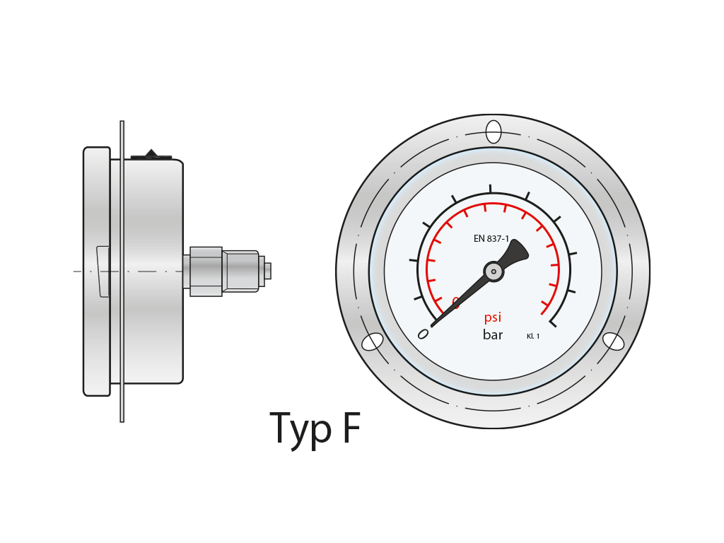 Mechanische Manometer_Rohrfedermanometer_LR Germany